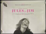 Jules et Jim Original Quad Movie Poster Truffaut Jeanne Moreau BFI 2022 RR