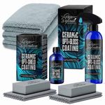 Car Ceramic Coating Kit Pro Scratch Resistant High Gloss Water Repellent Set