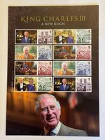 GB 2023 LS130 'Charles III - A New Reign' Royal Mail Collectors Sheet. MNH