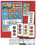 Pull Tab Ticket - Hard Card - Game - Golden Rods - 483 ct