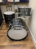 Vintage 1970's Premier Drum set Grey Shimmer 