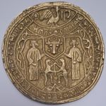Medal Bronze Plaque Moldova Seal Michael The Brave Prince Wallachia The Aurochs