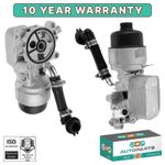 OIL COOLER CAP HOUSING FILTER+ GASKET FOR FORD C-MAX FOCUS C-MAX FOCUS 2.0 TDCI