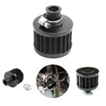 12MM Round Crank Case EngIne Breather Oil Air Filter Car Motorcycle Quad Bike