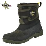 Vass All Season Fleece Lined Boots Carp Coarse Fishing Green/Black  - ALL SIZES