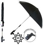Pram Umbrella Uv Rays Protection Parasol Sunshade for Stroller Adjustable