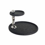 Resin Tray with Ball Accents Elegant Countertop Organizer Warm for Bedside Table