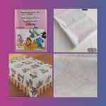 Vintage Tri-chem Nursery Disney Quilt Fabric Stamped For Paint or Embroidery 