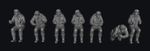 SMF2209 WWII RAF Bomber Aircrew Figures Full Set