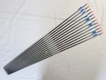 12 x Easton ACE 1206 H Series Arrows - 30.5" - 400 Spine - With Points And Nocks