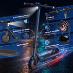 Electric Scooter 7.8AH 40KM Foldable 25KM/H Speed + Front & Back Light + APP