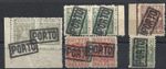 Poland Pologne  1920 local tax BORYSŁAW PORTO on pair scarce OVPT
