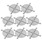 8pcs 80mm Fan Finger Grill Metal Grill Protector Guard Fan Protective Cover