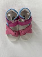 Bobux Step Up Girls Sandals Pink Leather Size 22 EU VGC