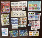 UNITED NATIONS STAMPS ON PAPER LOT INDIGENOUS PEOPLE, FLAGS, INSECTS & MORE