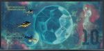 POLYMER Test Note SICPA / BDF / Valora - "Space 10" - partly intaglio SPECIMEN