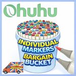 Ohuhu Honolulu B Alcohol Markers – Bargain Bucket (Individual, Brush & Fine Tip)