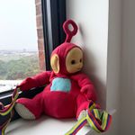Vintage 1996 Teletubbies Po Backpack With Rainbow Straps *Perfect Condition*