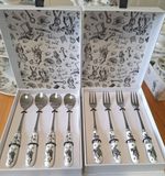 *SALE* V&A Alice In Wonderland Sets of Pastry Folks & Spoons RRP £25.90