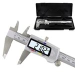 150mm 6'' Digital Vernier Caliper Stainless Steel Micrometer LCD Gauge Measuring