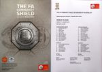 FA COMMUNITY SHIELD 2013 Manchester United v Wigan Athletic + Colour Team sheet