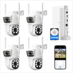 CAMCAMP PTZ 360° Wireless WiFi Security Camera Outdoor Auto Tracking CCTV System