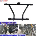 Highway Crash Bar Passenger Peg For Harley Softail Low Rider ST FXLRST 2022-2024