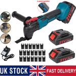 For Makita 18V Li-ion Cordless Oscillating Multi Tool 6 SPEED with Accessories