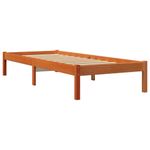Bed Frame Bedroom Wooden Bed Base Mattress Foundation Solid Pinewood vidaXL