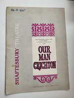 Shaftesbury Theatre Our Man Crichton 1965