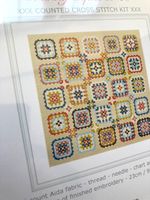 Counted Cross Stitch Kit GRANNY SQUARES 14 Count Aida Riverdrift House