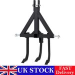 3 Point Steel Quick Hitch Middle Buster Furrowing Plow for Tractors Cat 0&1