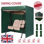 Heavy Duty Waterproof Cover for 3 Seater Swinging Garden Hammock Swing Patio