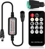 Remote LED Controller Single Color for SMD COB LED Strip Light DC5-24V RF