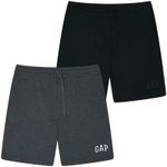 New GAP Mens Shorts Elasticated Waist Casual Gym Knee Length Plain Half Pants