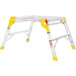 Excel Heavy Duty Aluminium Platform Work Bench Folding Hop Up Stool 600mm x600mm