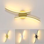 Modern 20W LED Wall Light Warm White Metal Wall Lamp Hallway Indoor Deco Sconce