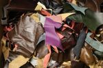 Scrap Real Leather Off Cuts Ramnants Craft 5 KG Tracked Free Delivery Service
