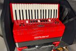 Roland V-accordion FR-4X Red Black Keyboard Type Soft case