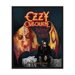 Ozzy Osbourne  Patient No 9 Woven Sew On Patch Officiallly Licensed