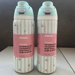 Owala Freesip Water Bottle Stainless Steel 24oz 32oz Multicolor Blue Bow Bottle