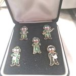 Dad’s Army capt. pike and the gang robinson pins 