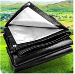 Tarpaulin Extra Heavy Duty Waterproof  Cover Tarp Ground Sheet Mesh 250GSM