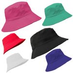 Kids Bucket Hat Youths Hats Summer Boy Girl Fisher Outdoor Sun Beach Cap Infants