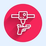 Multiple Pistol Props Kits 1:1 Scale, 3d Custom Printed, Other Colours Available