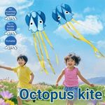 Octopus Kite for Children Kites Fun Toys Sports Kites String Line Outdoor Play