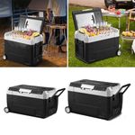 30L 40L 50L Portable Dual Zone Compressor Car Camping Fridge/Freezer DC 12/24V