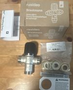 Resideo Braukmann AM-1 Series Thermostatic Mixing Valve Brass 3/4" AM101R-US-1