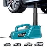 SEESII Electric Car Jack 12V 5Ton Hydraulic Car Jack W/ Remote Control&LED Light