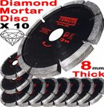 10 Mortar Raking Disc 115mm 41/2" Diamond Mortar Joints Raking Disc Brickwork